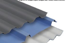 Atap UPVC Single Layer, Ringan dan Tahan Cuaca Ektrem Atap UPVC Single Layer, Ringan dan Tahan Cuaca Ektrem